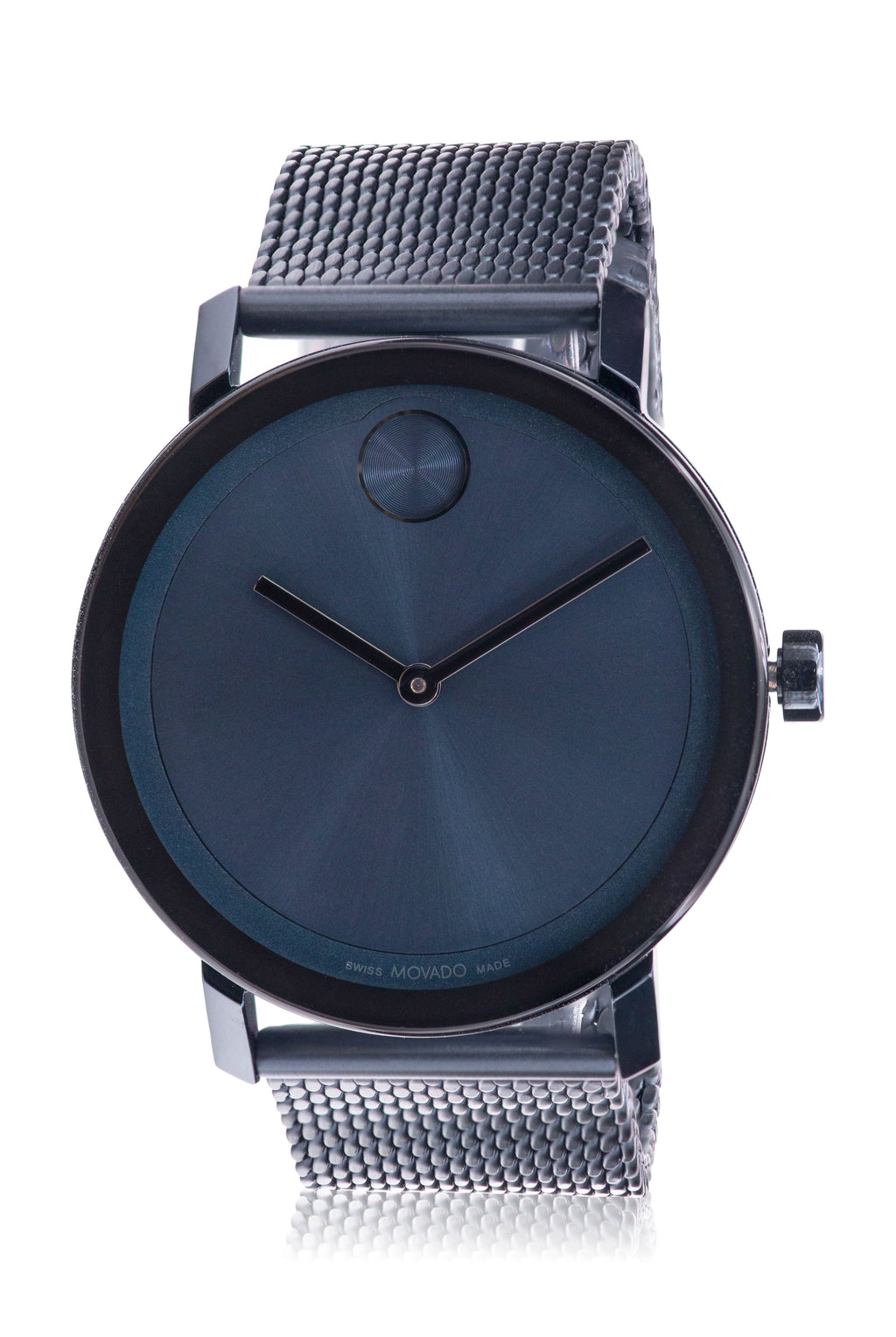 Mesh Blue Watch Evolution Mens Ion Movado Bold 3600793