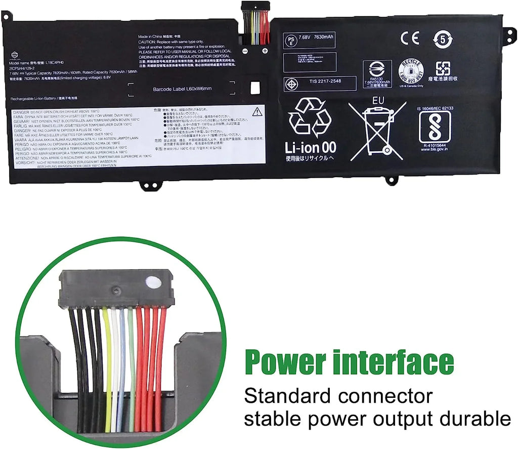 L18C4PH0 Replacement 5B10T11586 C940-14IIL for JIAZIJIA Laptop 81Q9002GUS 2019 y Yoga Lenovo 5B10W67180 IdeaPad