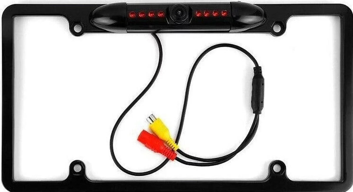 for Backup Frame ILX507 Rearview License ALPINE Black ILX-507 Camera Plate