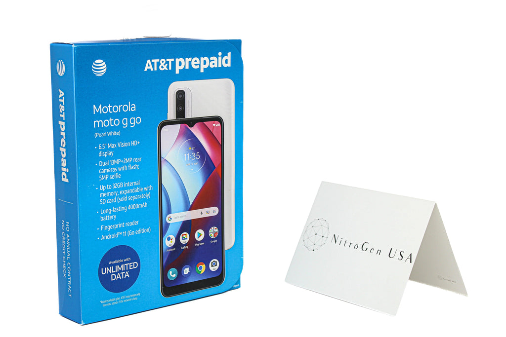 White- Moto 4G - G 6.5" Motorola Go XT2163-7 Android 32GB/2GB Smartphone