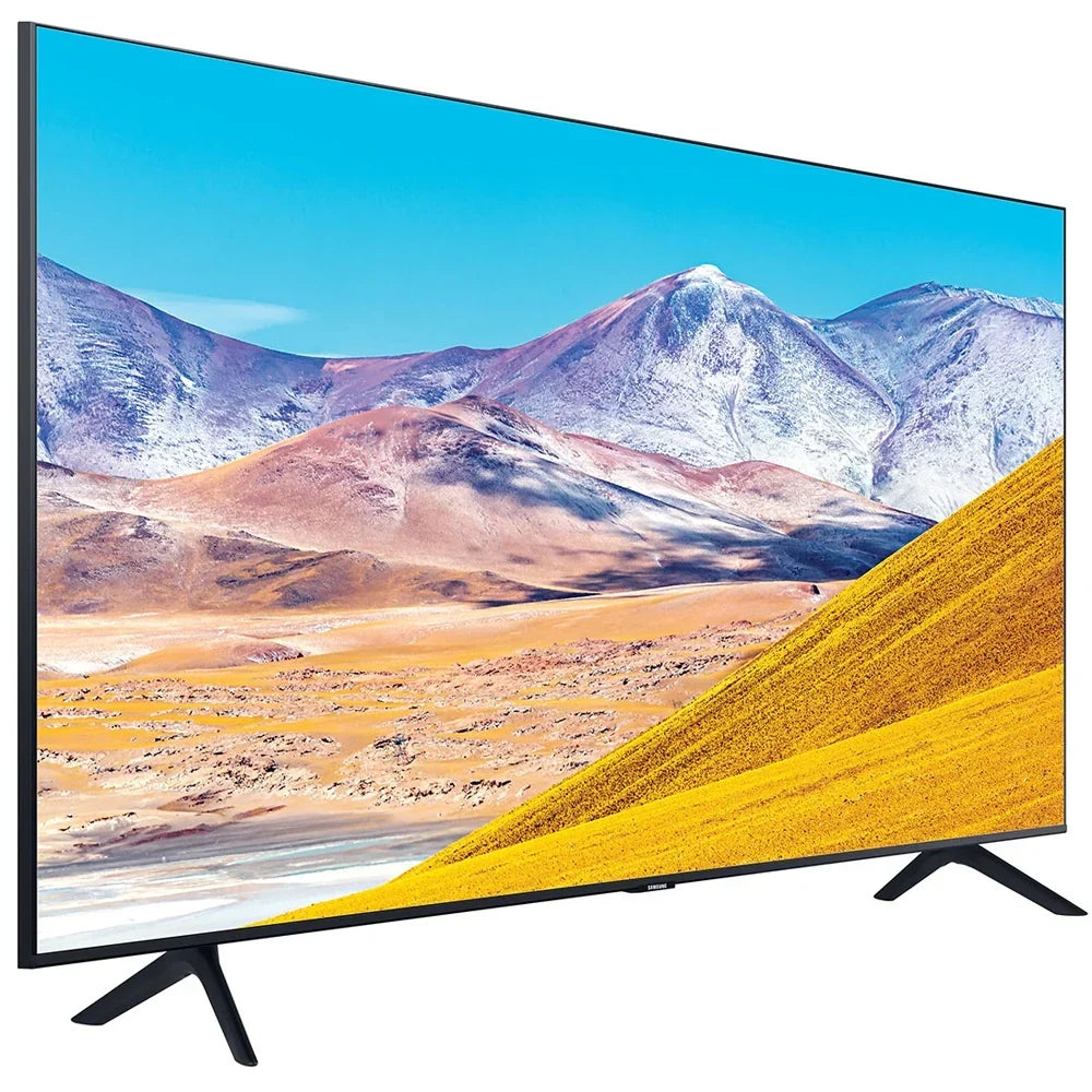 Essentials Soundbar Bundle TV & with UHD Surge Digital TV) UN65TU8000 4K Screen Mount, (65TU8000 Adapter, Wall 60W (2020) Gear LED 65 and Samsung TV Cleaner Subwoofer, 65" TV Smart Inch Deco 65-inch
