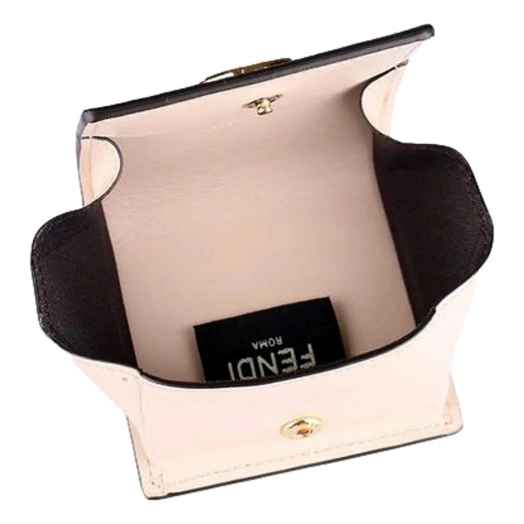 Leather Logo Case 8M0459 Poudre Leather Fendi Pink F Coin Calf