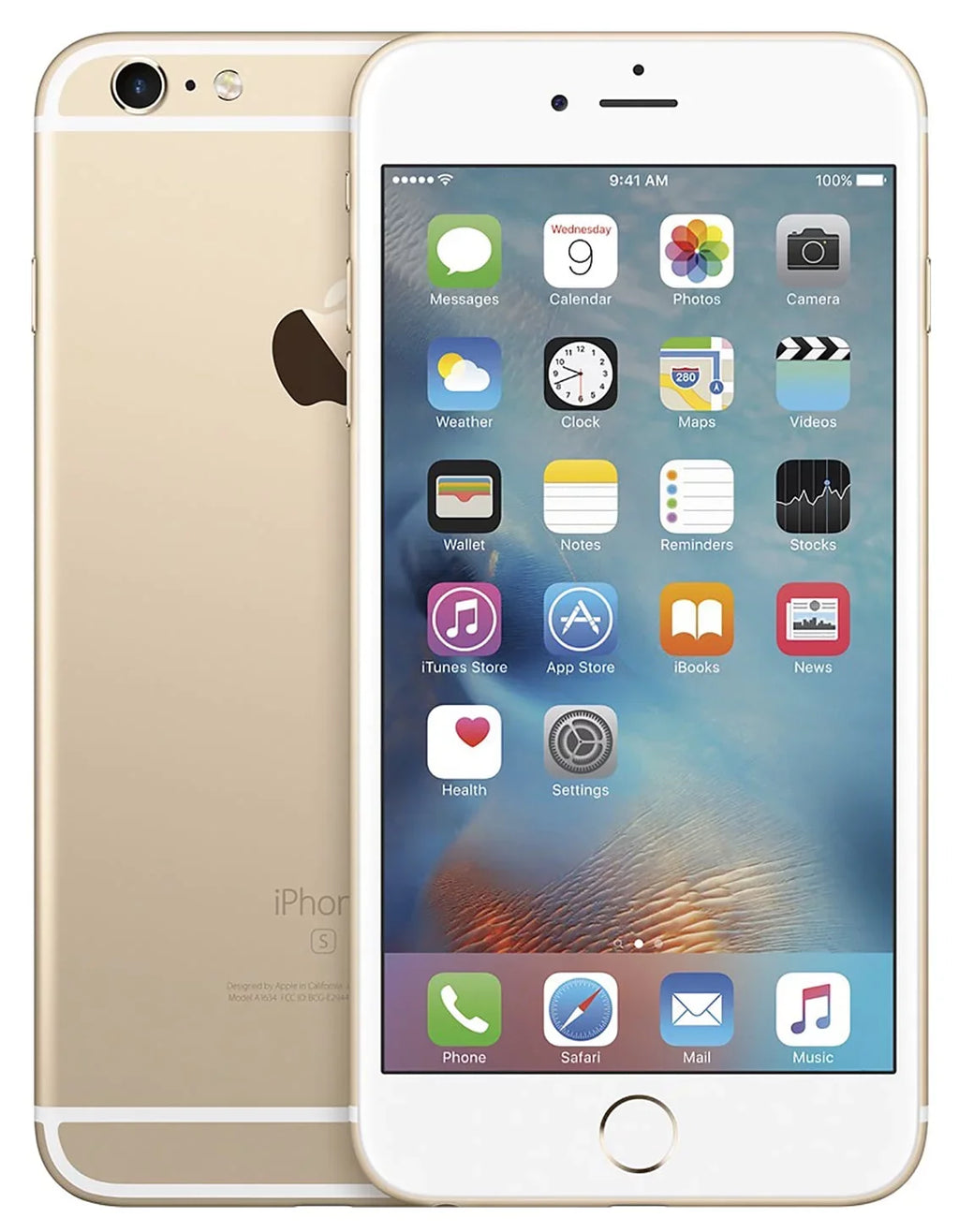 Gold Apple 4G (Used) 12MP GSM Dual-Core Unlocked 6s - Camera 128GB Phone w/ Plus LTE iPhone