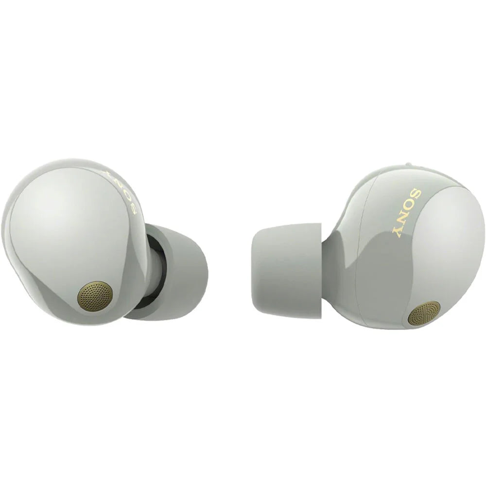 Case CPS Silicone Protection with Canceling Bundle Truly Ear (Pink), Industry Tips, (Silver) WF-1000XM5 Pack Foam USB-C USB-A Leading Cable 1 Enhanced YR Wireless to & Sony Earbuds Noise Memory