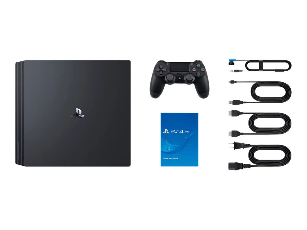 Pad (Refurbished) Sony PlayStation Game Console Restored Wireless Pro 1TB 4 - - Gaming Black
