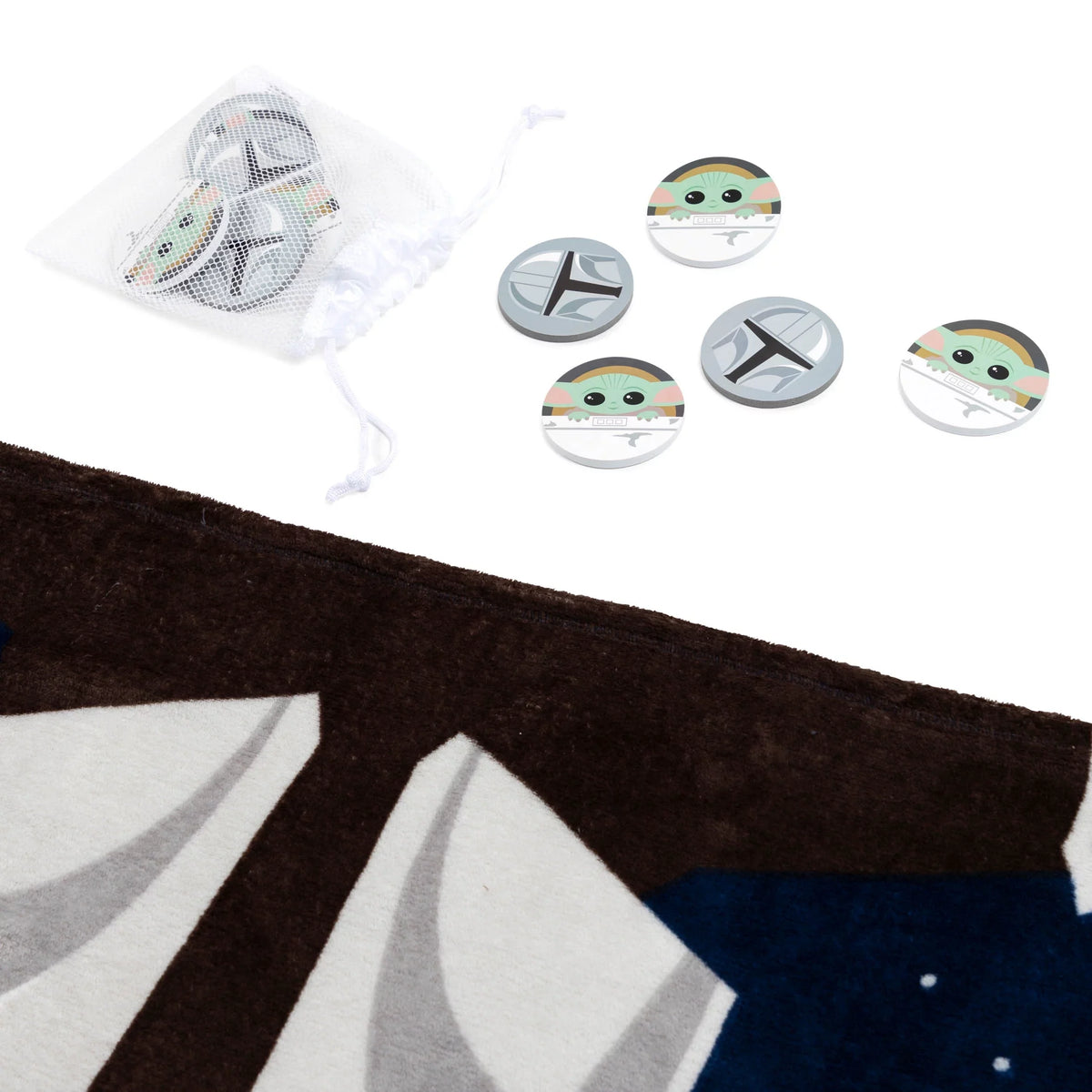 Checkers Wars Blanket, Mandalorian Game Star Microfiber 100%