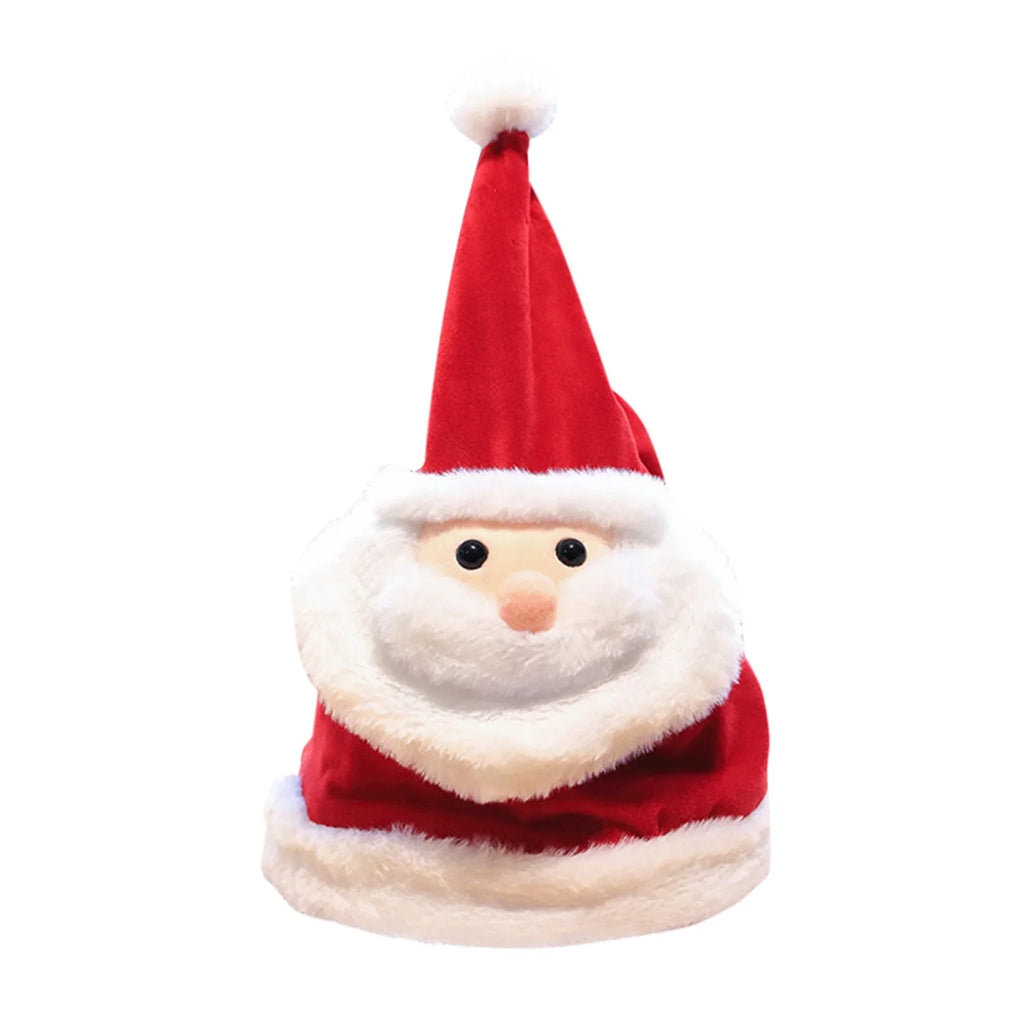 Christmas Winter Toy Winter Winter Large Hat Head Windproof Mens Men Grandpa Hat Will Christmas Move Large Doll Christmas for for Winter Singing Men Gifts Hats Men Eve Hat Hat Plush Hats Glow Men