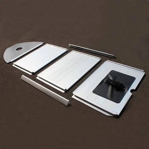 and 3 Inflatable Red Boat Floor 8.4 Black Person - ALEKO BT250RBK Aluminum with feet