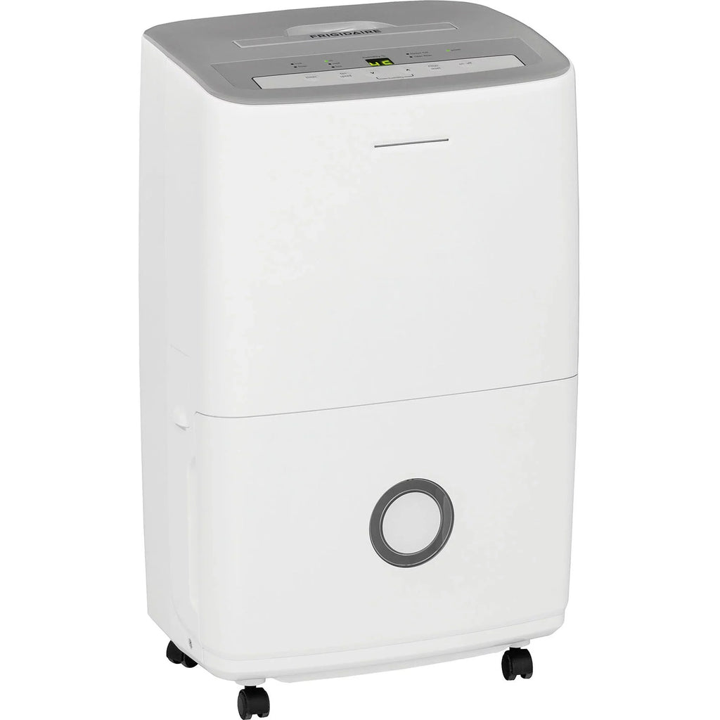 Humidity w/ Effortless Frigidaire White 70-Pint Control, Dehumidifier