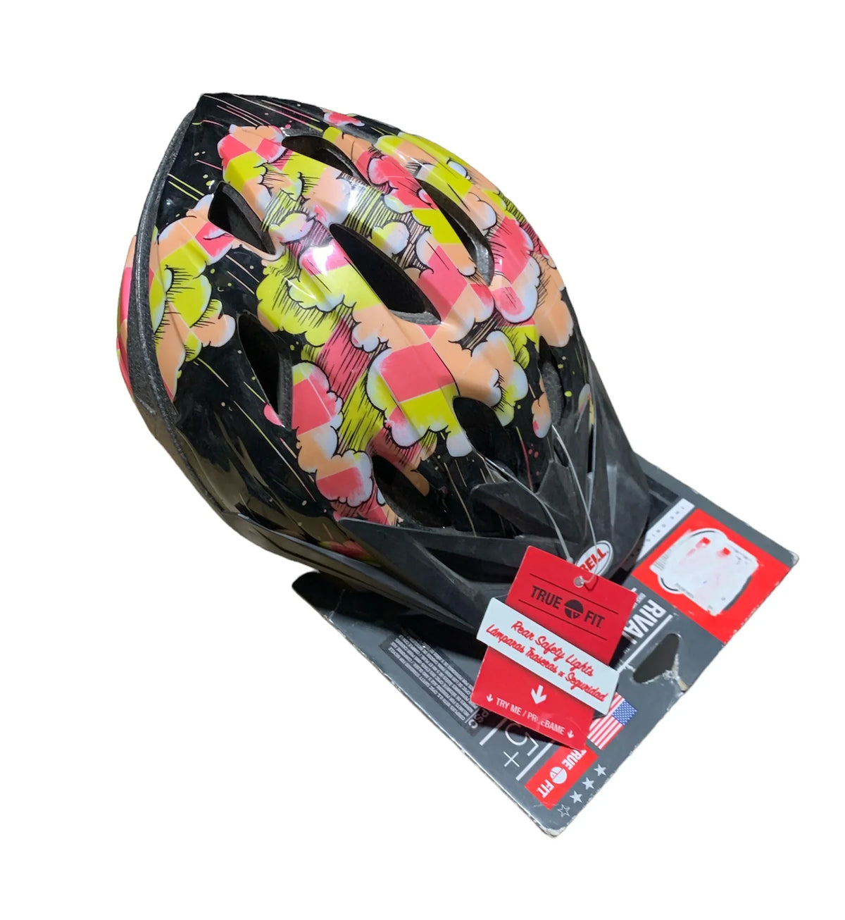 AGES Safety Rear Fit True Bell 5+ Helmet Lights Kids Bike Bicycle