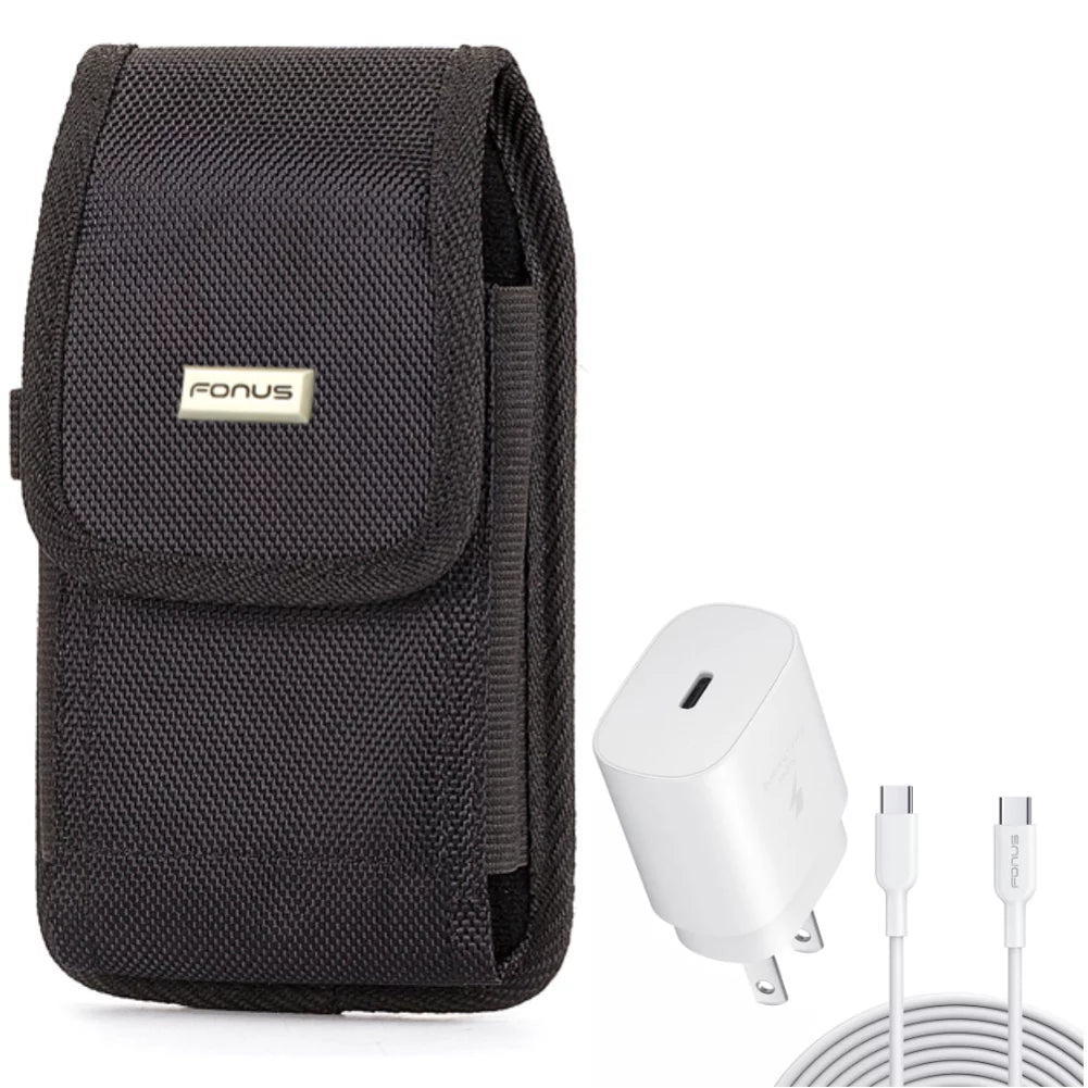 Z4 Holster Type-C Z3 25W K92 w Zoom, Charger Home Lively Belt PD 5G, One Play Rugged Moto 6 4 Stylo Plus, Harmony Jitterbug Case Fast Clip LG - for - 5 4 10ft Smart3 Motorola USB-C Cable