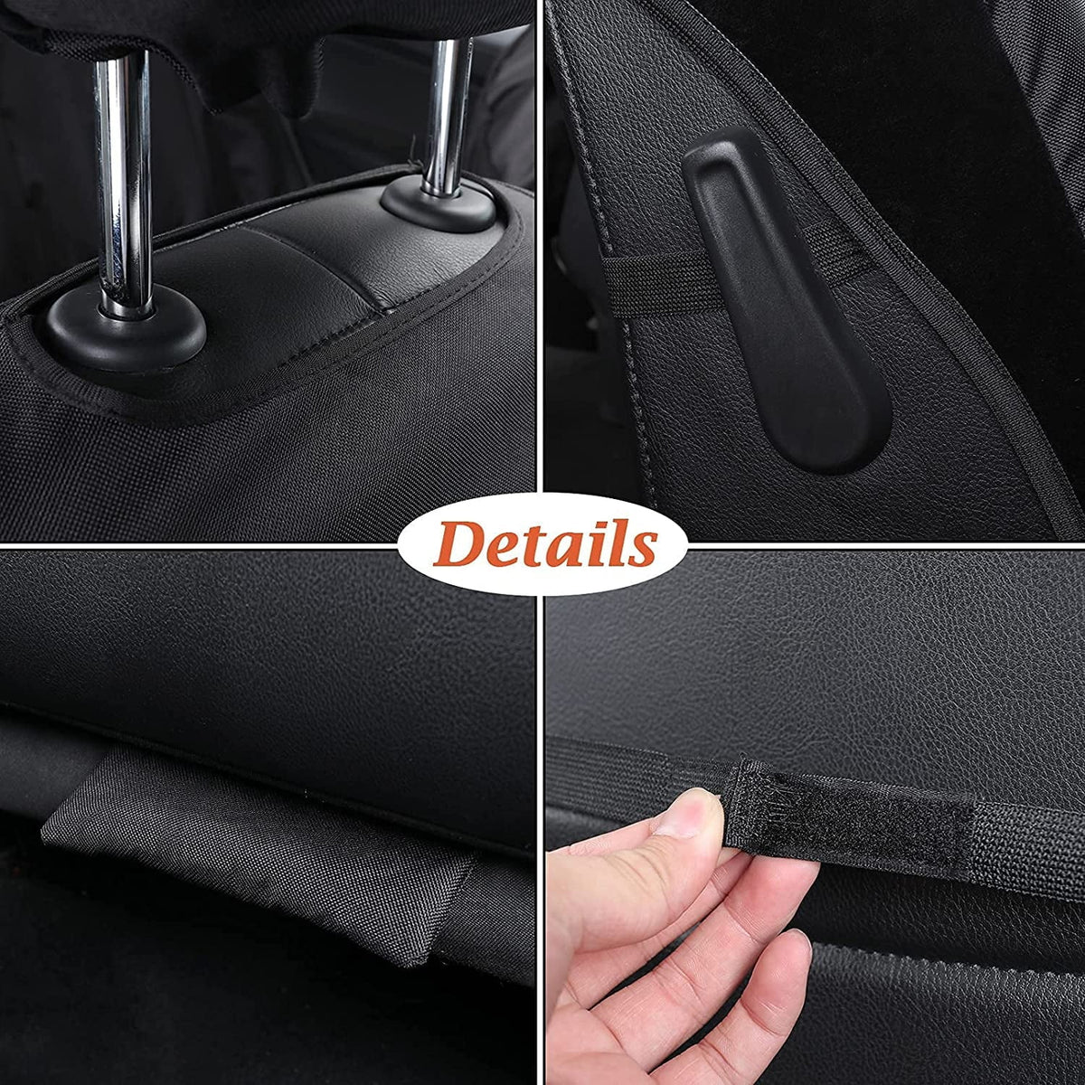for Protectors, Black Front Covers Coverado Covers Vans, Cars, and Seat Oxford Seat Fit Sedans, Most Auto Liquidproof 2PCS Trucks for Universal Seat SUVs,