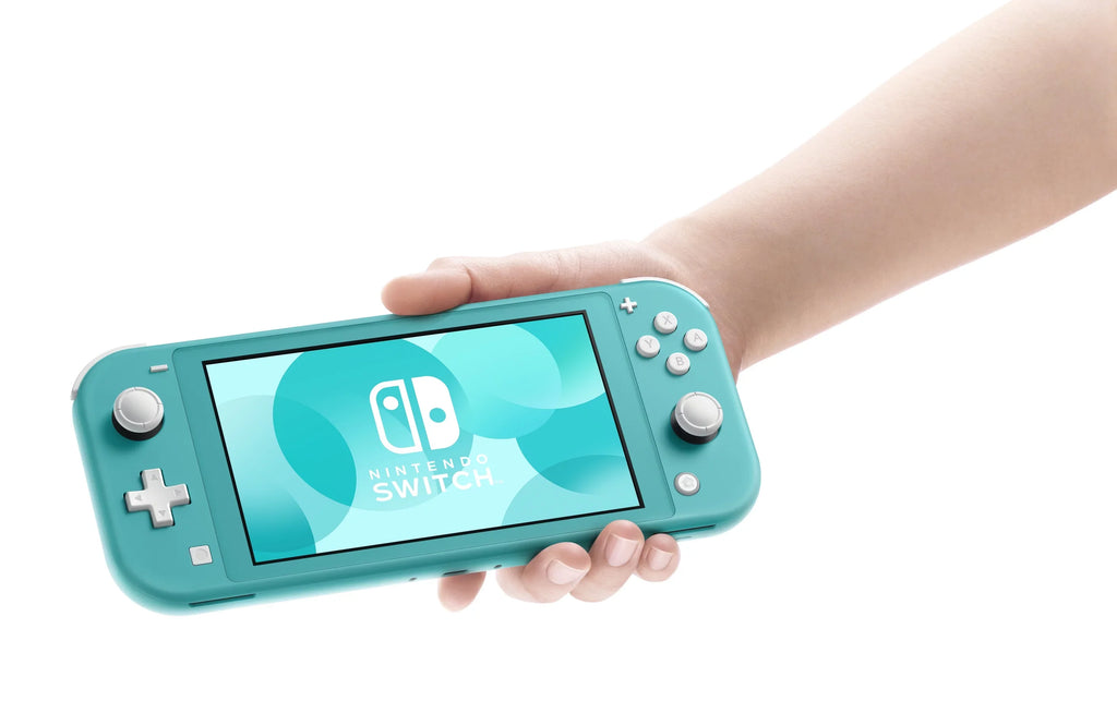 Switch Console Nintendo No with Lite Bundle Turquoise More 3 Heroes