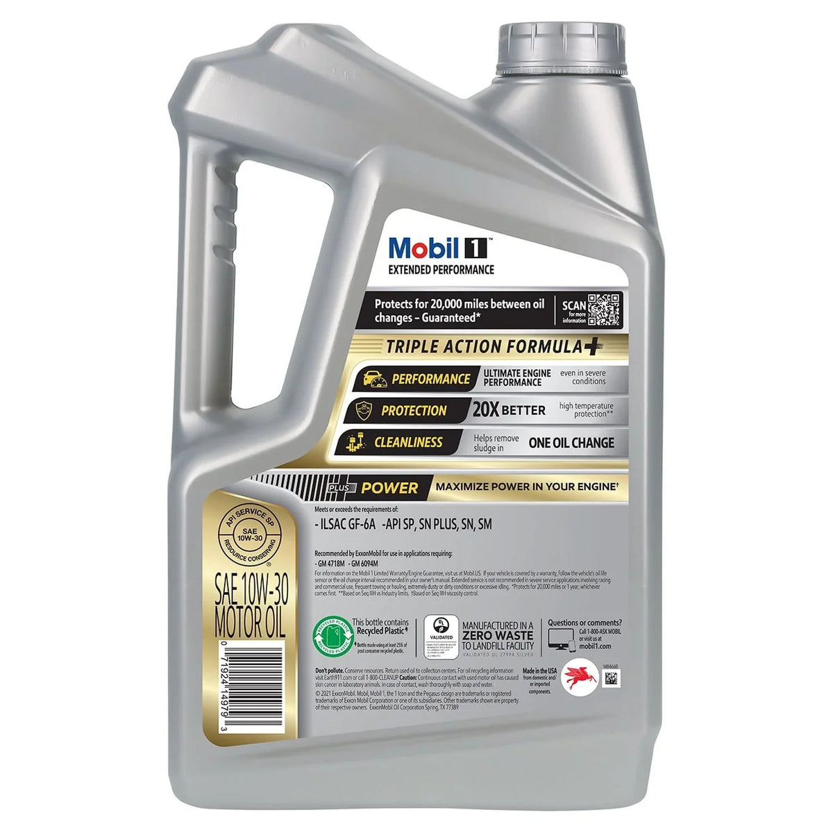 Full Performance qt Motor Extended Oil Pack) 1 Synthetic 5 (3 Mobil 10W-30,