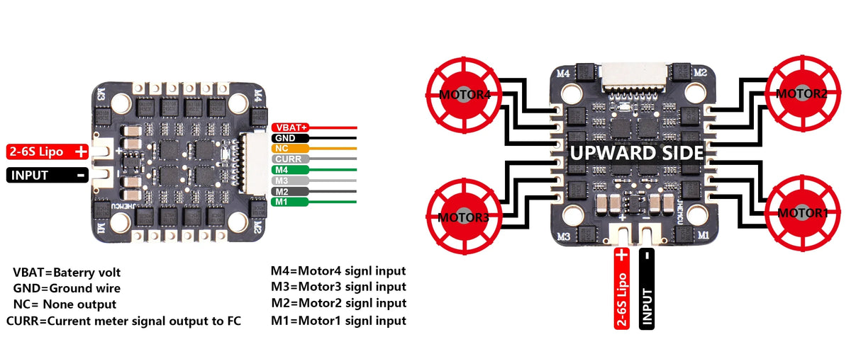 4in1 JHEMCU ESC,2-6S ESC ESC