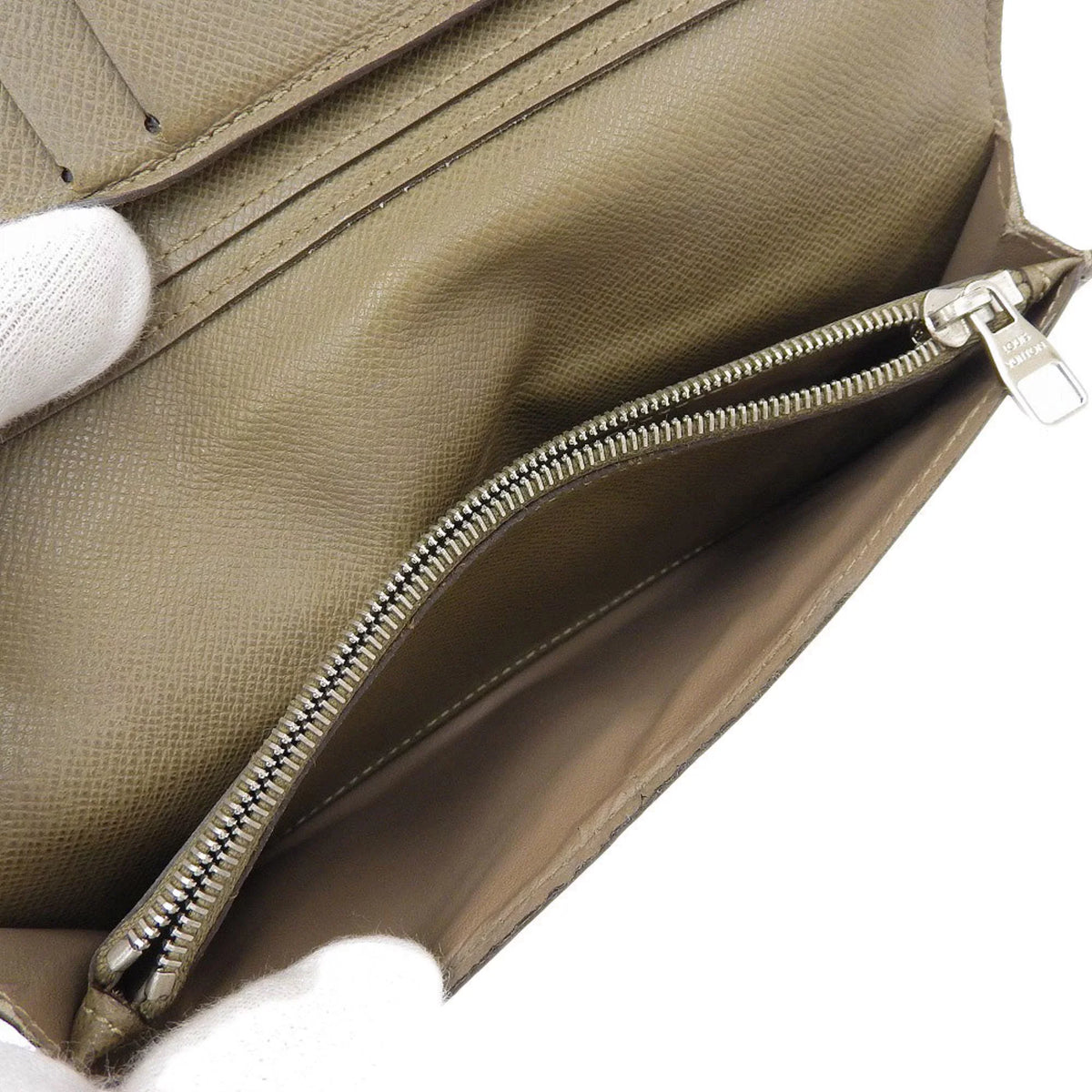 Portefeuille (Good) LOUIS VUITTON Long Brother Louis Pre-Owned M32807 Ural Vuitton Wallet Taiga Bifold