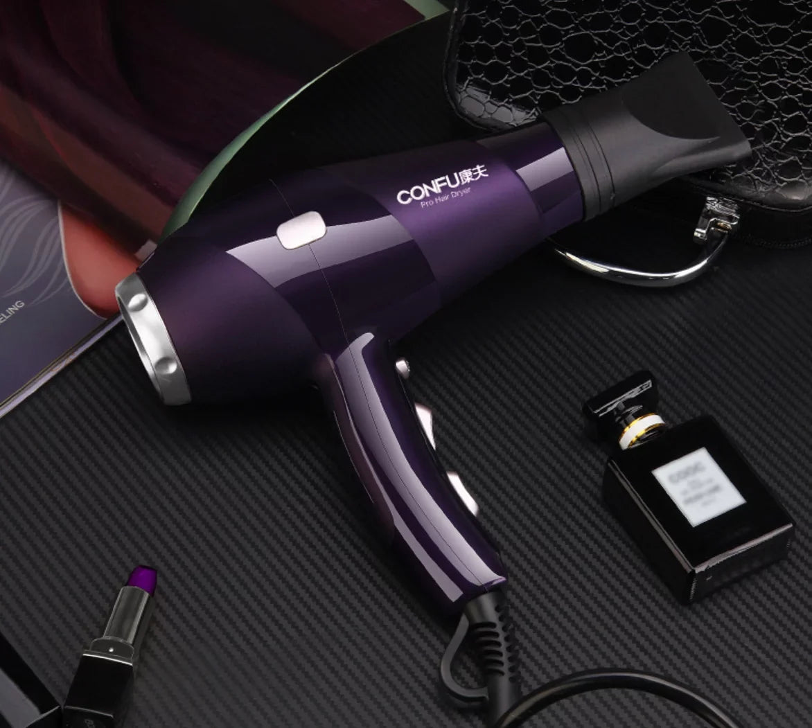 Ionic for and Hair Function Dryer, cold Concentrator air Cool Power 3 and CONFU 2 Shinier hot Button, Settings, High 2300W Dryer, Speed Hair Nozzle(Red) Heat Dryers Results, Shot for Women,
