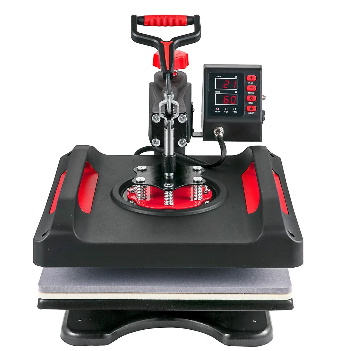 Swing Press Sublimation Heat 1, Control T-Shirts, Printing, 8 Machine x LCD 15 Away Transfer Red Transfer 15 Vinyl Bag, Canvas for Printer, Inches in Precise 360 Digital Printer Pillow, Banner