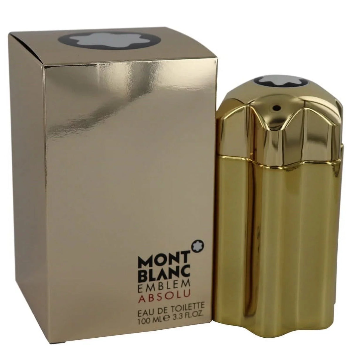 2) Toilette Eau Emblem Mont Absolu (Pack Oz Montblanc Spray By Blanc3.4 De