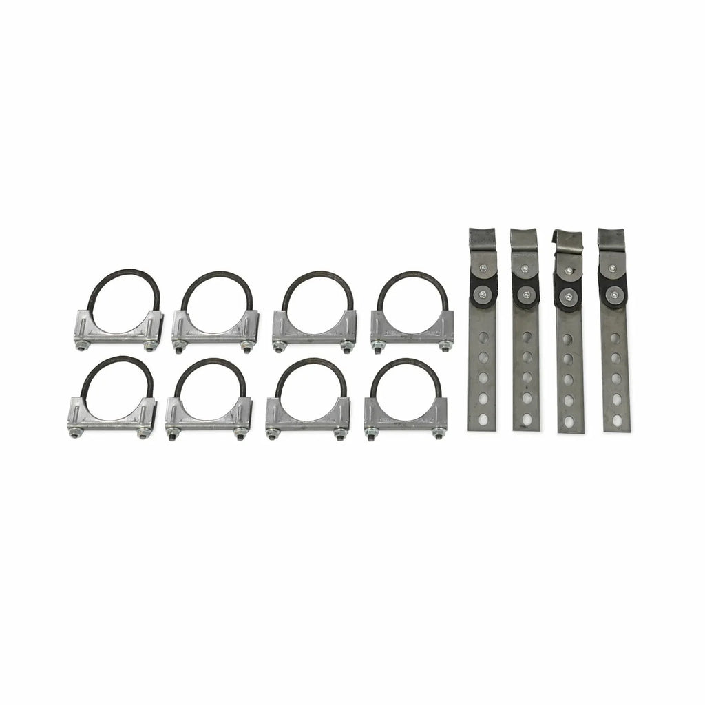 Corner Super Exhaust 2.5" Flowmaster 40 F-Series 67-72 Ford Kit Exit Fits Dual