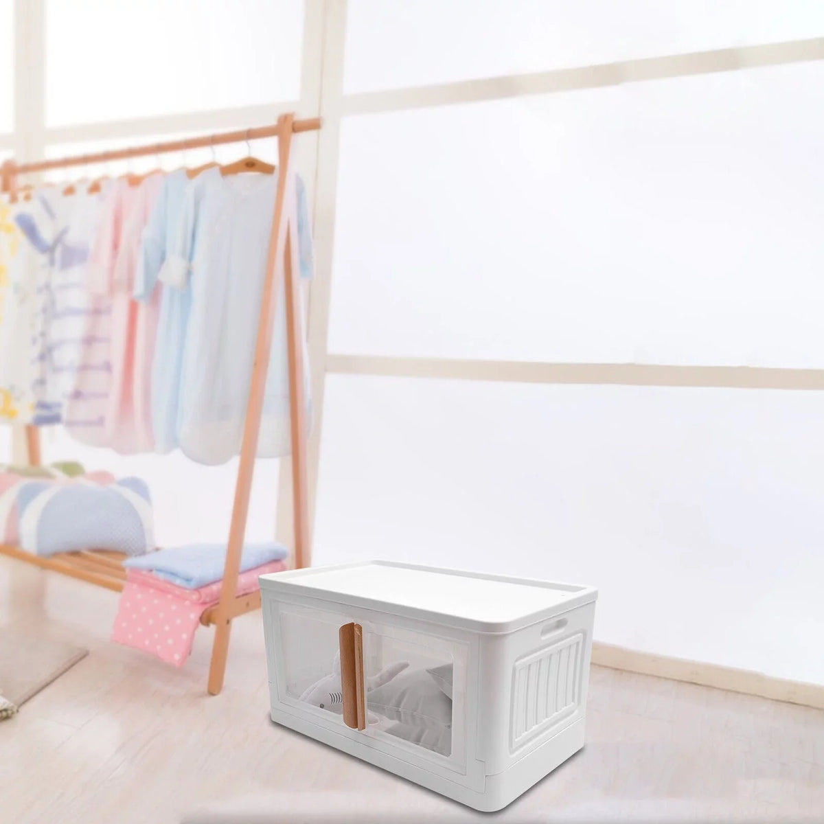 Organizer Storage Box Stackable Closet Car Dorm Collapsible Organizer Plastic