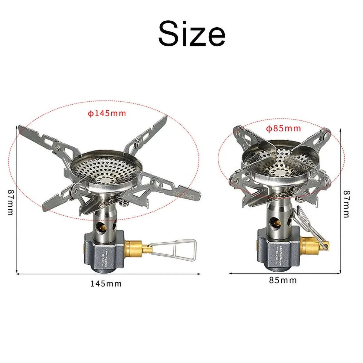 Gas Stove Backpacking Stove Camping Camping Efficient 3300W Stove Split High CAMPINGMOON