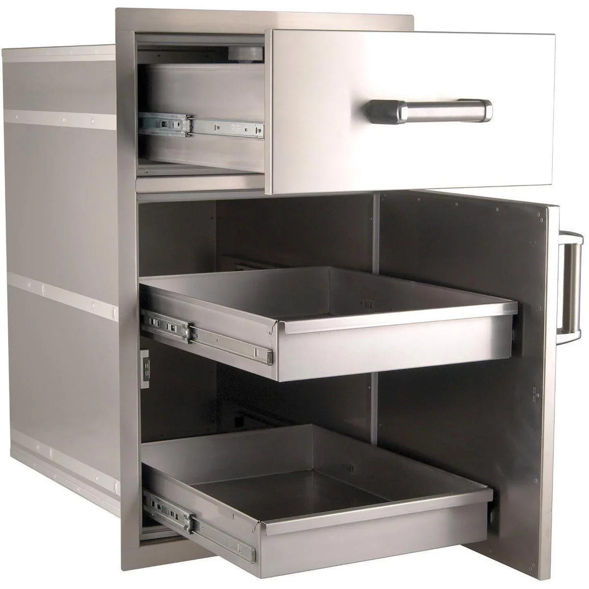 Large Pantry Flush Drawer Magic & Grills Premium Fire Door Combo 54020S