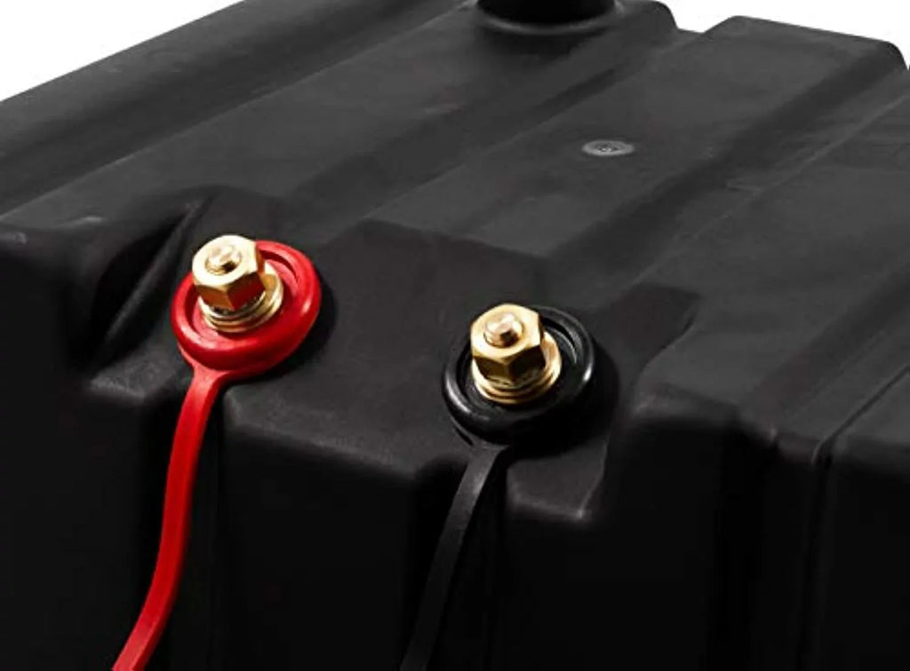 Group Box (2) Side-by-Side with 3/8-Inch | Stores Batteries Ring Camco Double 24 Camper/RV Compatible (55370) Battery on Terminals Cables Battery Vented |