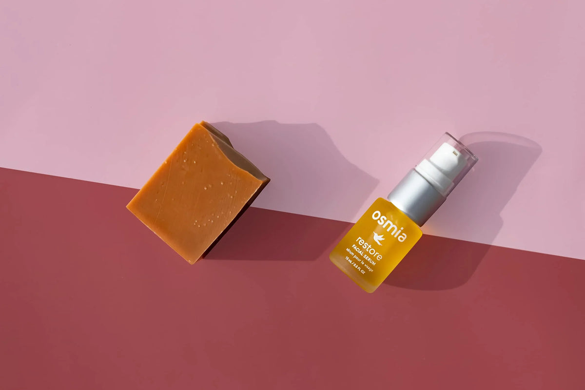 Natural - Skin Bar Clay Osmia | (2.25 Healthy oz Clean | For 64 g) Facial Rose Soap Beauty