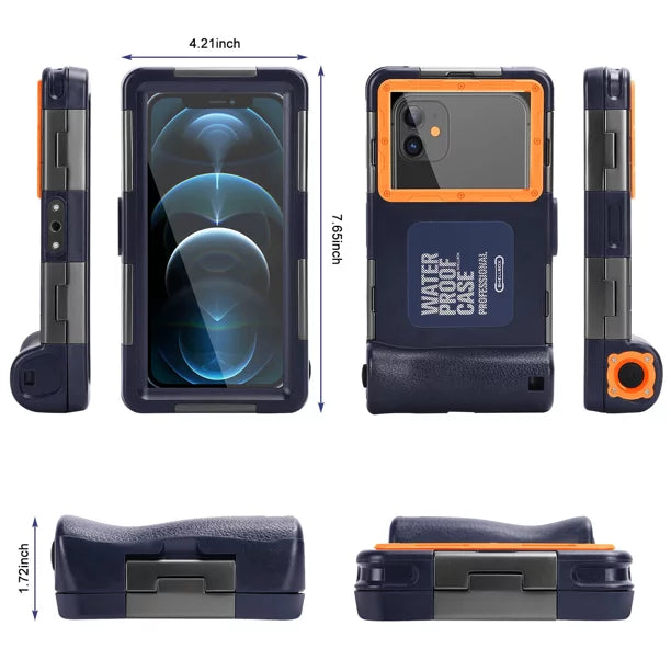 with Liquidproof X [15m/50ft] Phones Lanyard Photo to UrbanX venture 6.9 Case Professional Snorkeling for And Swimming Diving Up Inch Underwater Housing all Video LCD LG Surfing Protective