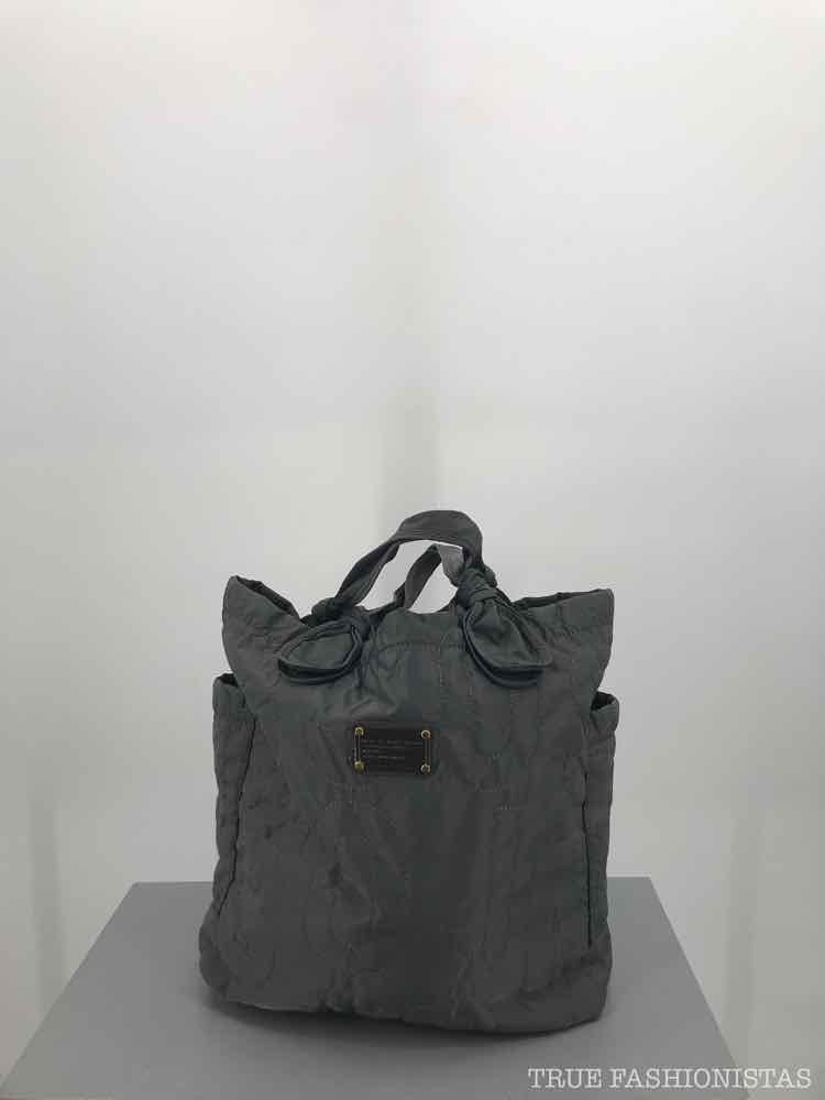 Tote By Marc Jacobs Bag Monogram Marc Grey Pre-Owned Tote