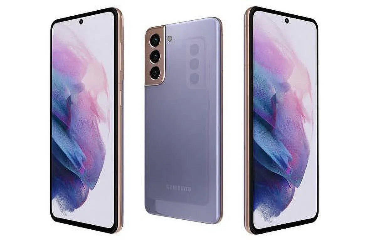 Smartphone (Refurbished: - Galaxy 128GB, Very Unlocked SAMSUNG Good) Violet S21 Pre-Owned G991U 5G