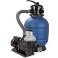 4 Above Ground Filter 13" Pump Pool with Set 3/4HP Way Sand Valve Stand inch with Pool