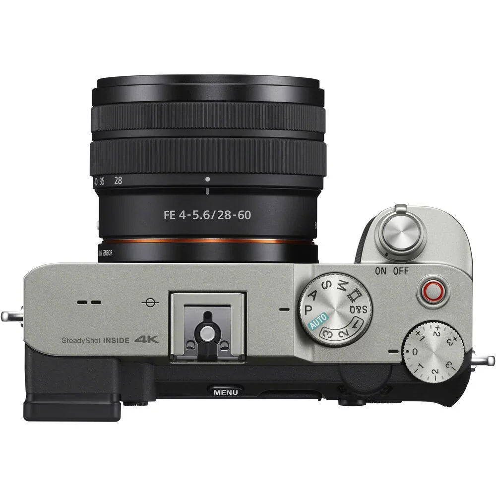 Sony (Silver) with Lens 28-60mm - Camera a7C ILCE7CL/S Mirrorless