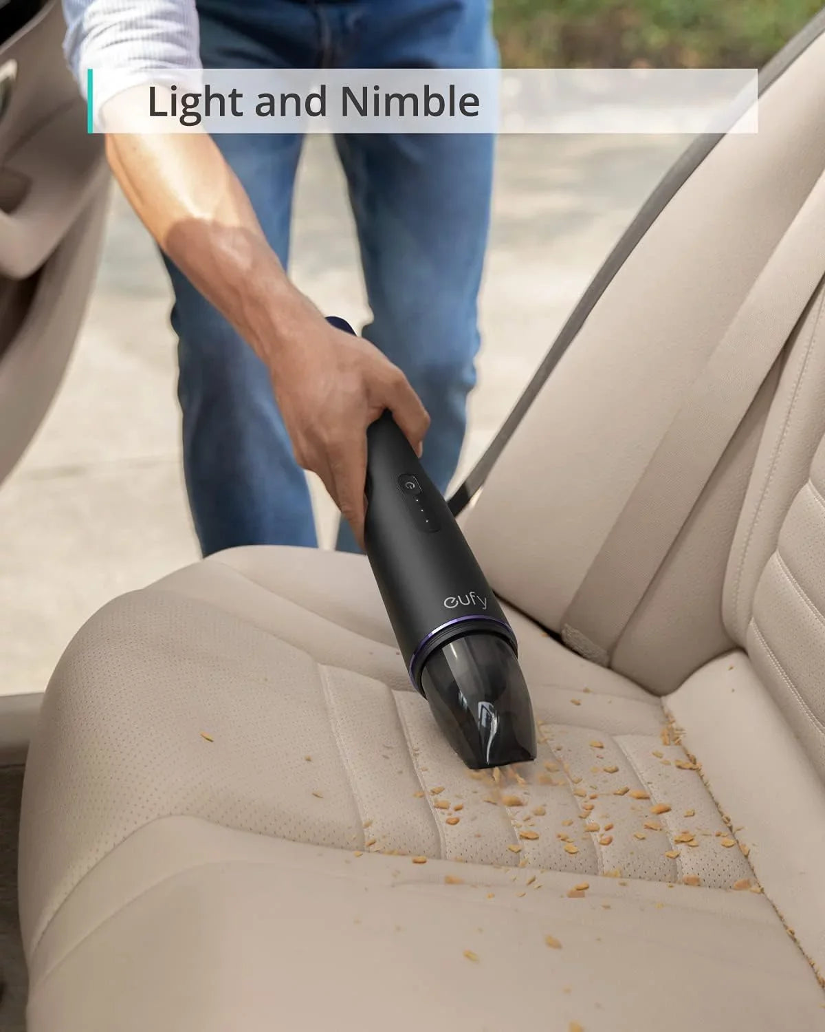 Black by H11 - T2521111B HomeVac Handheld Anker Box Cordless Open Vacuum Cleaner Eufy