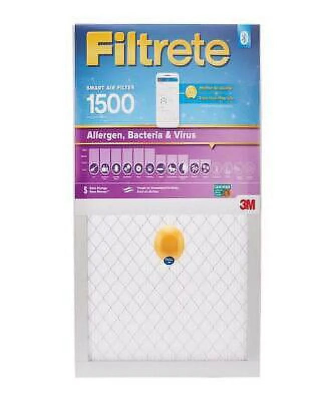 20 in. Smart Filter in. H X 25 of W 3M MERV Filtrete 4) (Pack 12 D 1 X in. Air Fiberglass
