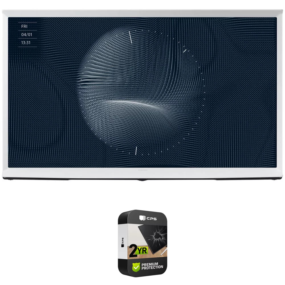 Pack (2022) QLED 2 UHD Protection The Bundle QN55LS01BA Samsung YR Smart Inch CPS 4K TV Serif HDR Enhanced with 55