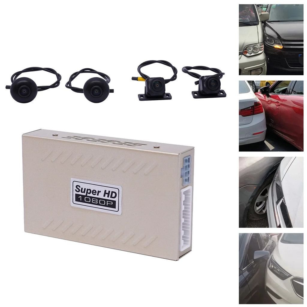 4-camera 1080P Panoramic Kits System View Seamless Recording DVR Miumaeov Bird 360° Car