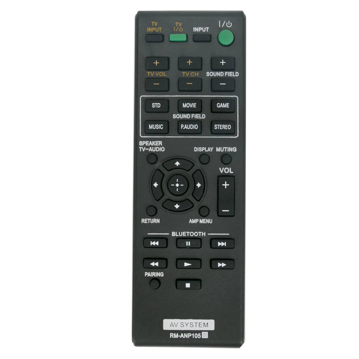 Remote SA-WCT660 Sony New SAWCT66 Replace Soundbar RM-ANP105 Control for HTCT660