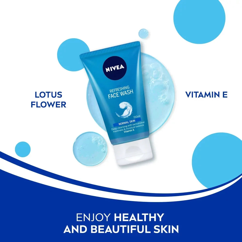 Refreshing Face Wash, (150ml) NIVEA Vitamin with E Women