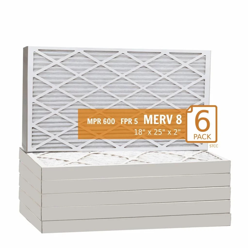 Filter Pack) - MERV Purolator Pleat Air 8 (6 18x25x2 Key