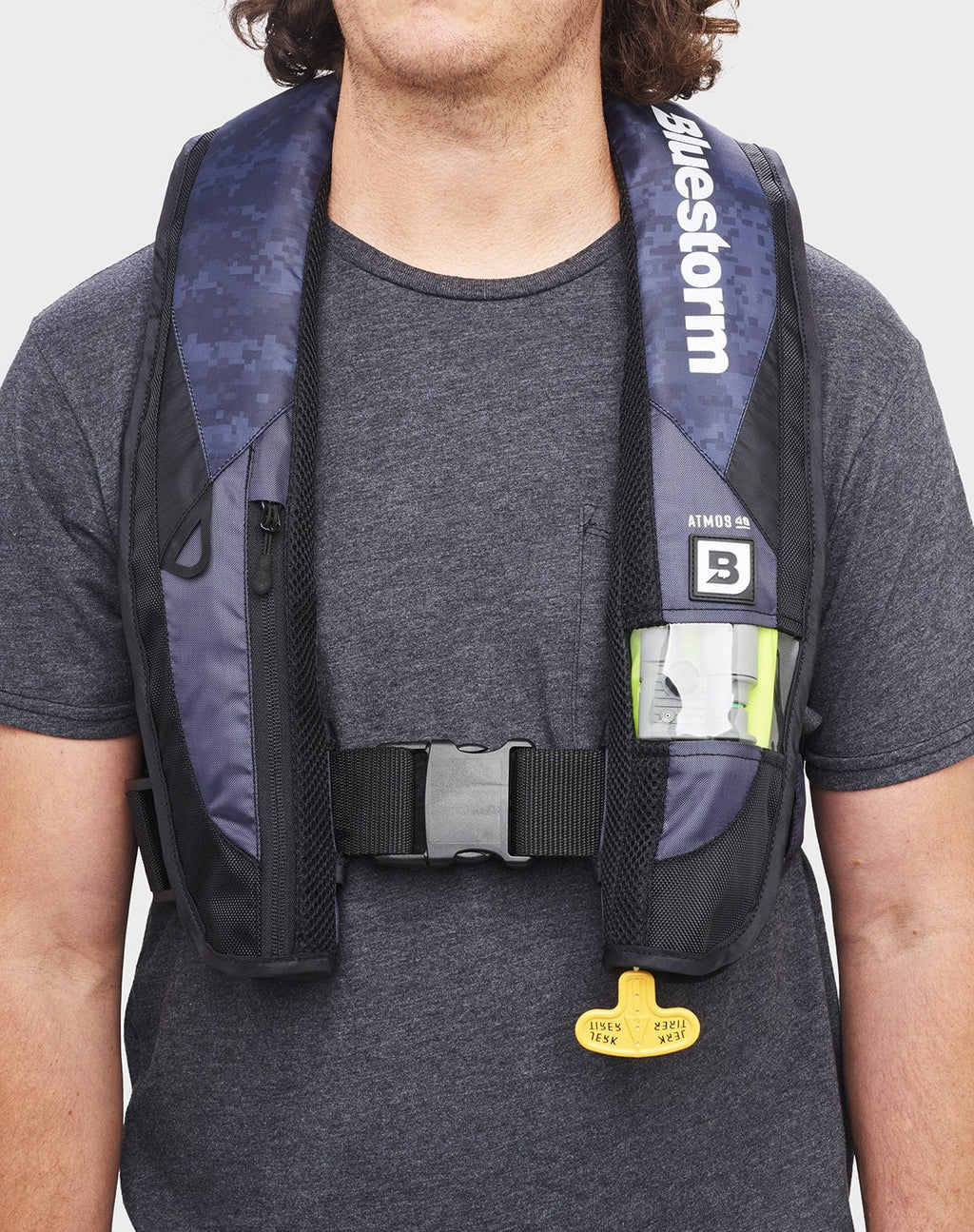 Bluestorm Approved 40 Adults Automatic/Manual | Atmos (Nitro Jacket Life PFD Guard for Red) Coast Gear US Inflatable