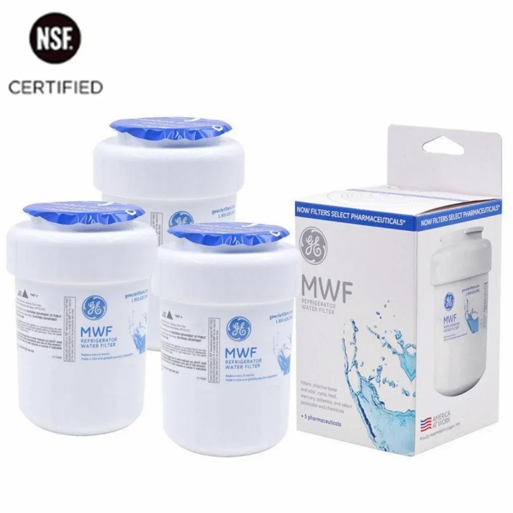 GSE25GSHECSS, WFC1201, for PC75009, FMG-1, MWFA, GWF, Filter, MWFP, Liquid HDX Replacement MWF RWF1060 3 Refrigerator Pack Smart Liquid