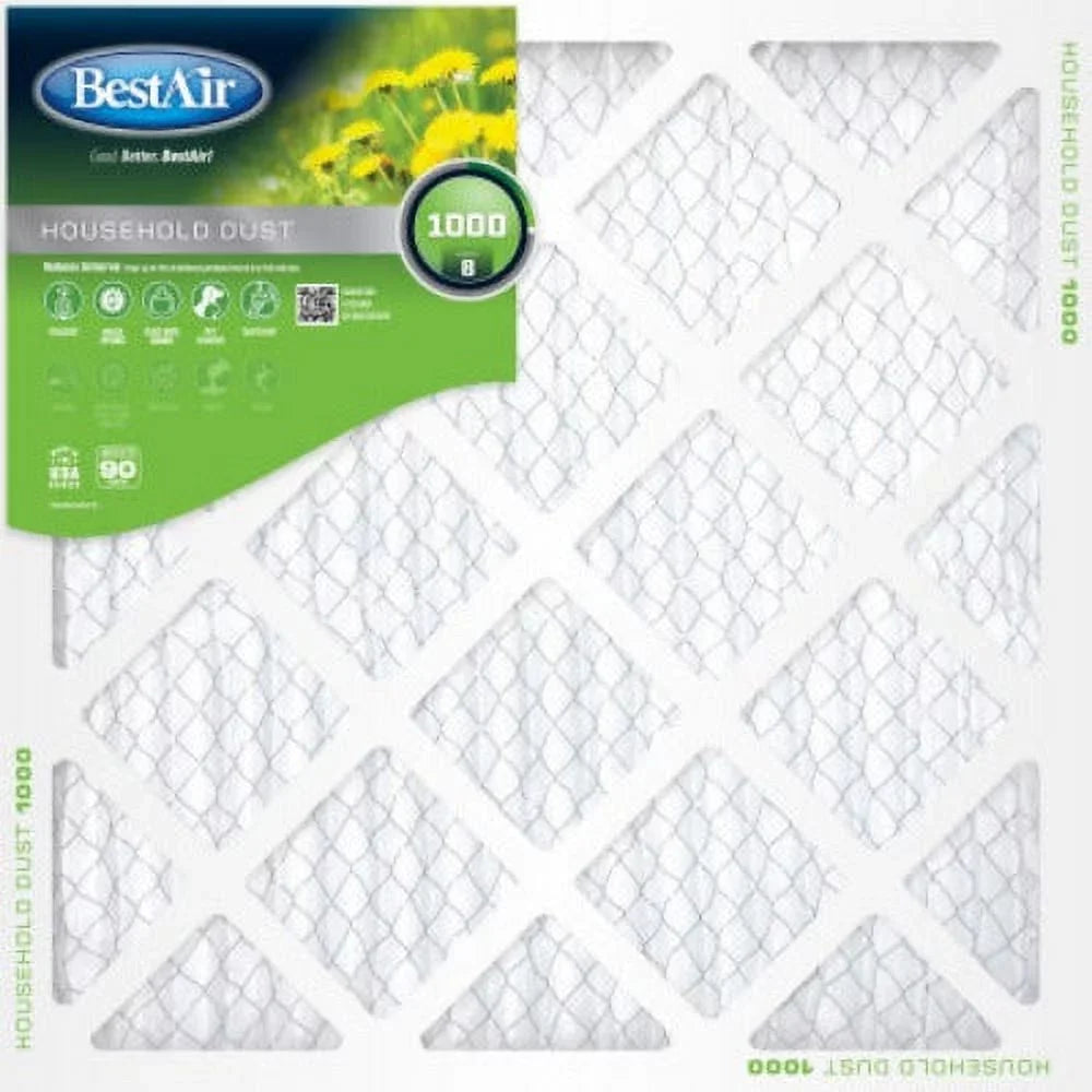 24" B1-1624-8-12 Furnace Best 12 Air Filter x Quantity - Pleated Air x 90 Days of 16" 1"