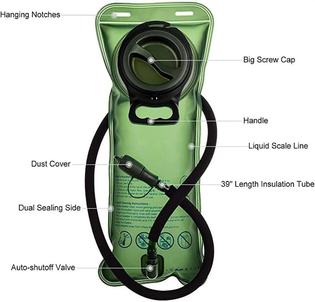 Bladder Molle Tactical 2L Hydration Backpack Liquid RUPUMPACK with