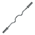 Curls Streel Curl Body EZ Knurled Upper 47" Workout Valor Hand Arm Triceps and for Grip Bar Fitness -28mm