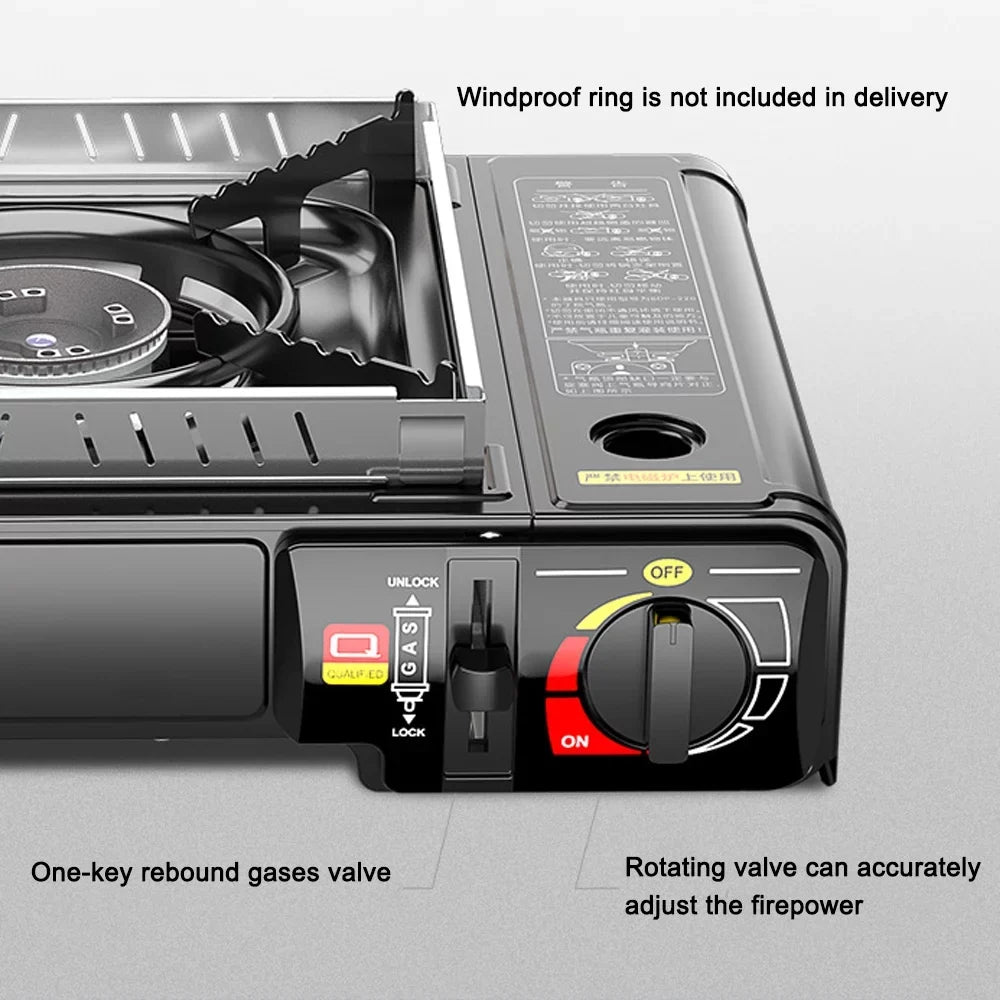 Outdoor Pincnic Barbecue Stove Portable Cassette Dazzduo Butanes Cassette Stove LAOSHE Stove 9KW Outdoor Burner Stove Butanes Camp furnace,Portable Outdoor
