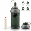 Hollow Collapsible Bottle Liquid 750ml Outdoor UF Fiber Purifier Sports Filter