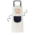 Food Spain Kitchen Apron Adjustable Pinafore Bib Flamenco Cotton Pocket n Music BBQ