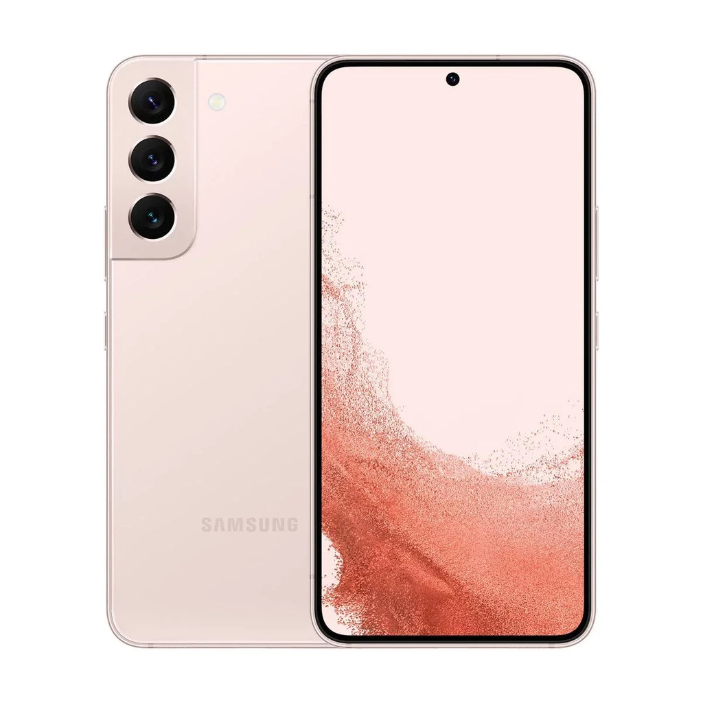 (Used S22 Samsung Gold Unlocked) Galaxy 128GB 5G A+) (Fully - Pink S901U